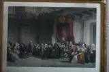 Continental School, FRANKLIN BEFORE THE LORDS IN COUNCIL, color print, FRANKLIN BEFORE THE LORDS IN COUNCIL, color print