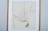 Gerald Wartofsky, Bird on Branch, Watercolor