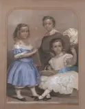 Richard Hollingdale, Children of John and Elizabeth Richardson, Pastel