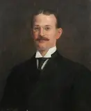 Ella E. Richards, Portrait of a Man with Spectacles, Oil on canvas