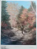 Paul McGehee, The Road Home, Color lithograph