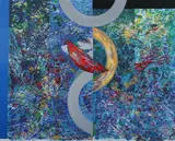 Sam Gilliam, In Celebration, Color screen print