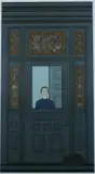 Will Barnet, The Doorway, Color lithograph
