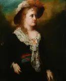 George da Maduro Peixotto, Portrait of Mrs, Oil on panel