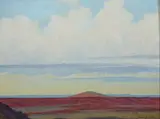 Edwin Grey Cassedy, Painted Desert, Oil on board
