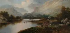 Head of Windermere by William Archibald Wall, Oil on canvas, sold Feb 2011