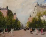Antal Berkes, Street Scene