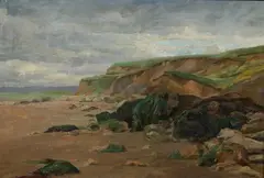 Abel Roy, Sur la Côte, Oil on canvas