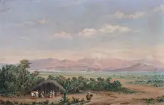 Conrad Wise Chapman, Valley of Mexico, Oil on panel
