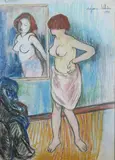 Suzanne Valadon, Nu Se Regardant Dans la Glace