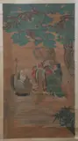 Anonymous, Untitled, THREE IMMORTALS, ink and color on silk scroll