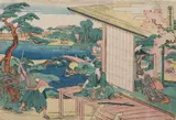 Katsushika Hokusai, ACT TWO FROM THE PLAY "KANADEHON CHUSHINGURA", color woodblock
