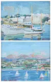Paul Braudey, LAS PALMAS and L'ESPAGNE BLANCHE: TWO WORKS, each signed, Oil on canvas