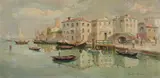Veduta Di Venezia by Continental School, Oil on canvas, sold Apr 2011