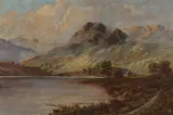 Donald Muir, Scottish Lake Landscape, Oil on canvas