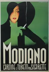 Franz Lenhart, Modiano Cartine e Tubetti per Sigarette, Lithograph, circa 1935