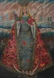 Cuzco School, Our Lady of Bethlehem, OUR LADY OF BETHLEHEM, oil on canvas laid on board