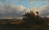 Michel Bouquet, Barbizon Landscape, Oil on canvas