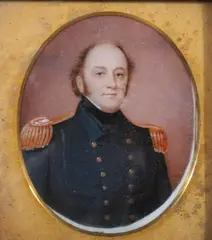 George Freeman, U.S, Watercolor on ivory portrait miniature