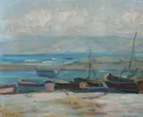 Paisaje de la Costa by Arturo Pacheco Altamirano, Oil on board, offered Apr 2011