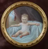 Aline Subit, The King to Be, Oil on porcelain