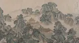 Yuan Yao, Mount Penglai, MOUNT PENGLAI, ink and color on silk, signed, sealed and dated "Kui Wei".