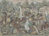 Cst. Pt. Arka, Balinese Life, Balinese Life, oil on canvas, signed