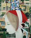 Jordi Alumà i Masvidal, Profile of Woman in Bandana, Oil on board
