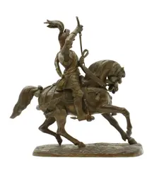 Carlo Marochetti, Untitled, a patinated bronze equestrian figure of Emmanuel Philibert