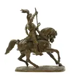 Carlo Marochetti, Untitled, a patinated bronze equestrian figure of Emmanuel Philibert