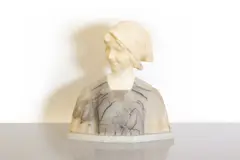 Gustave Van Vaerenbergh, Gustave van Vaerenbergh (Belgian, 1873, on a white marble base