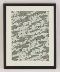 Sir Grayson Perry, Sir Grayson Perry RA (b.1960), 2009, Flo Liberty fabric (grey colourway)