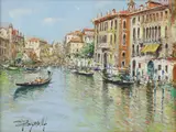 Ciro Canzanella, Untitled, oil on canvas 30 x 40cm Provenance: The Estate of Mrs Althea Lloyd.