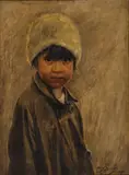 Leo J Saxton, Untitled, oil on canvas 40.5 x 30.5cm