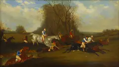 Granville Eliot, Untitled, oil on canvas 46 x 79cm