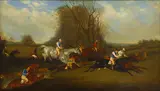 Granville Eliot, Untitled, oil on canvas 46 x 79cm