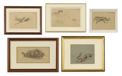 Raymond John Vandenbergh, Untitled, pencil and watercolour