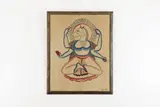 Kalighat School, Untitled, pigment on paper