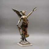 Anónimo, Untitled, Escultura en antimonio pátinado en dorado