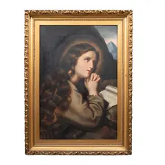 SANTA by Firmado Maria Elena, Óleo sobre tela, offered Jun 2022