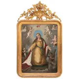 Santa Filomena, MÉXICO, SIGLO XIX, Óleo sobre tela