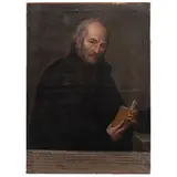 Retrato del Padre Gerónimo de Ripalda, MÉXICO, SIGLO XVIII, Óleo sobre tela