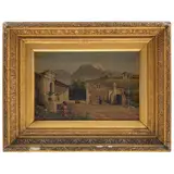 Townley Benson, VISTA DE HACIENDA, 1894, Óleo sobre tela