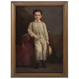 Tiburcio Sánchez de la Barquera, MÉXICO, (1837-1902), Óleo sobre tela