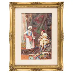 Umberto Cacciarelli, ITALIA, (ACT. 1880-1939), Acuarela y tinta sobre papel