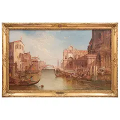 Alfred Pollentine, INGLATERRA, (1836-1890), Óleo sobre tela