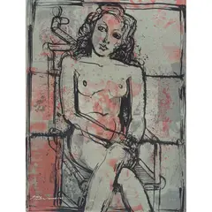 Guillermo Ceniceros, Sin título, de la carpeta Color forma y sonido en el arte por México, Litografía 76 / 150