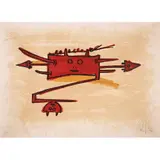 Wifredo Lam, El último viaje del buque fantasma, 1976, Litografía 74 / 99