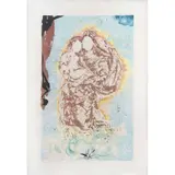 Gala, My Sistine Madonna, de la suite Don Quixote (Gala, mi Madonna sixtina, de la suite Don Quijote) by Salvador Dalí, Litografía 18 / 300, offered May 2022