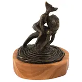 Lote Con Precio de Recuperación, VÍCTOR CHA'CA, Escultura en bronce con base de madera
